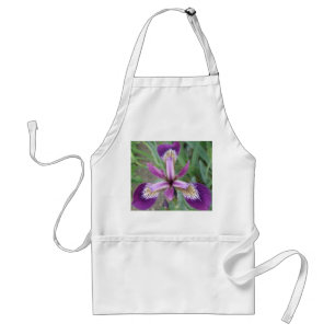 Purple Iris Apron