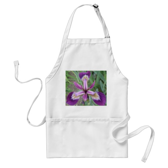 Purple Iris Apron (Front)