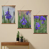 Purple Iris Botanical Photographic Floral