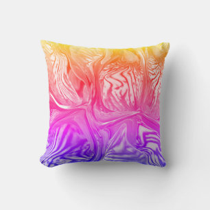 Purple Iris Flower / Ipanema / Throw Pillow