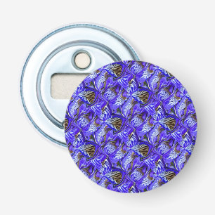 Purple Iris Flower / Slanted / Tiled / Bottle Opener