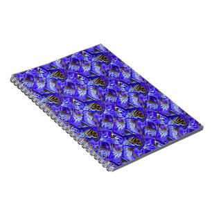 Purple Iris Flower / Slanted / Tiled / Spiral Notebook