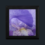 Purple Iris Flowers Keepsakes box Jewellery boxes<br><div class="desc">GIFT BOX Purple IRIS FLOWERS, Gifts for Her Trinket beautiful gift Keepsakes boxes. IRISES FLORAL Store earrings, jewellery, or coins in this fun gift box. Made of wood and secured with a magnetized lid. Bookmark this site for great gift ideas all year! GETTING A GIFT? COMBINE several products. Calendars, Greeting...</div>
