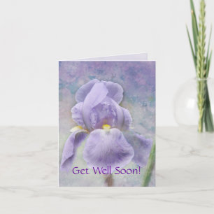 Purple Iris Greeting Card