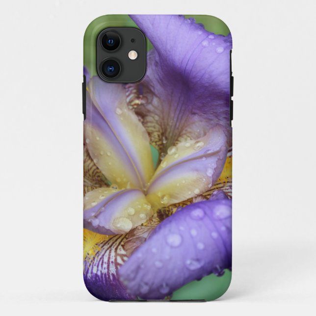 Purple Iris (Iris Germanica) Case-Mate iPhone Case (Back)