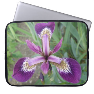 Purple Iris Laptop Bag