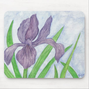 Purple Iris Mousepad