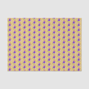 Purple Iris Painting - Original Flower Art Tissue Paper