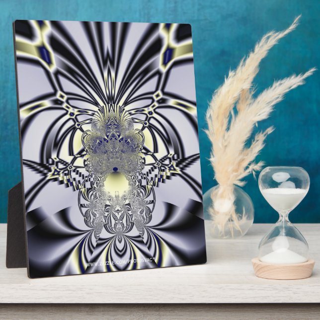 Purple Iris Plaque (Side)