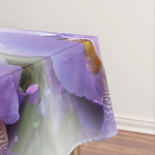 purple iris tablecloth