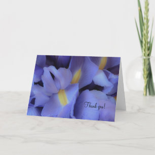 Purple Iris Thank You Mulit-Purpose Greeting Card