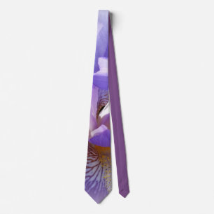 purple iris tie