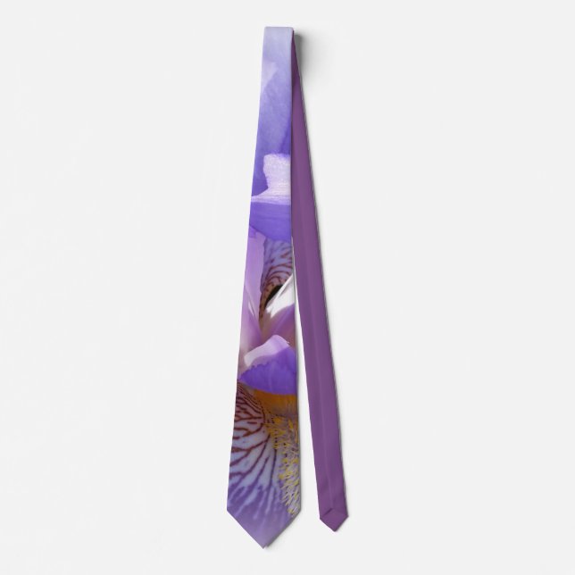 purple iris tie (Front)