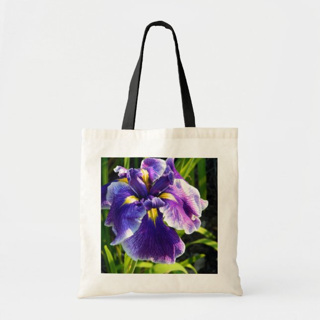 Purple Iris Tote Bag (Front)