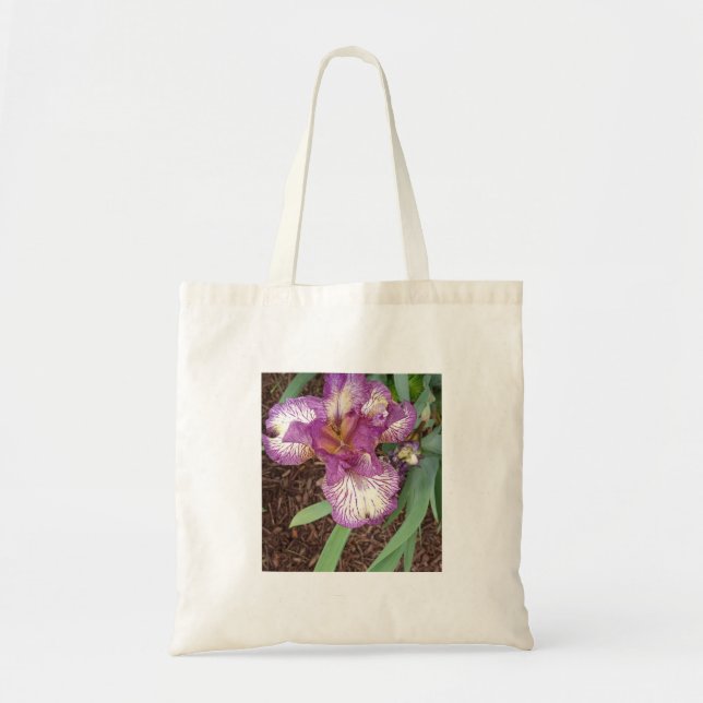 Purple Iris Tote Bag (Front)