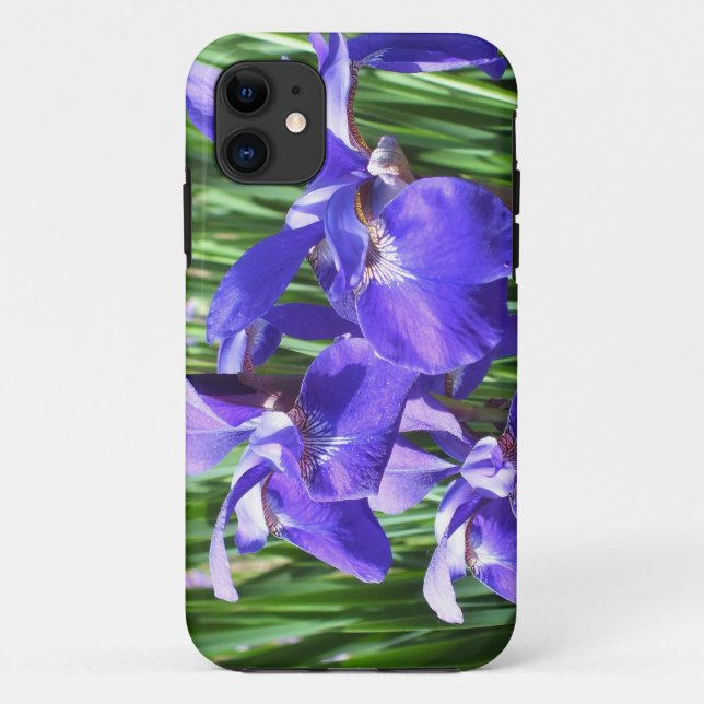 Purple Irises iPhone 5 case (Back)