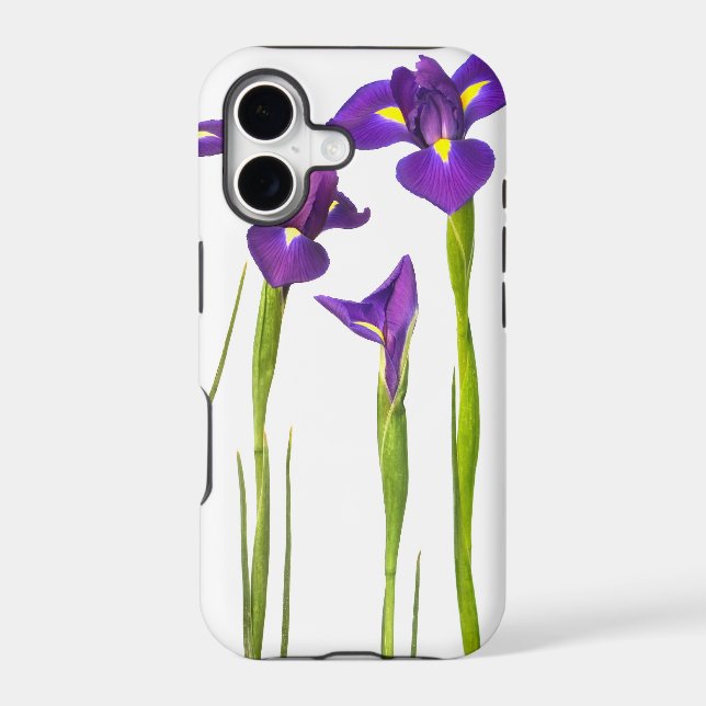 Purple Irises - Iris Flower Customized Template (Back)