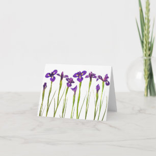 Purple Irises - Iris Flower Customized Template