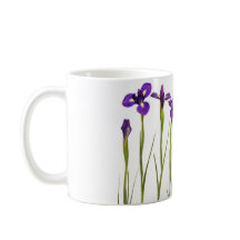 Purple irises isolated on a white background