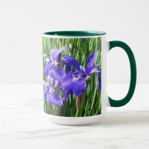 Purple Irises Mug