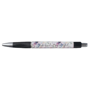 Purple Island Flowers Pen