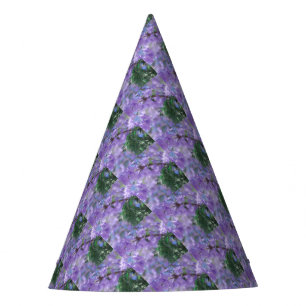 Purple Jacaranda Tree Flowers Party Hat