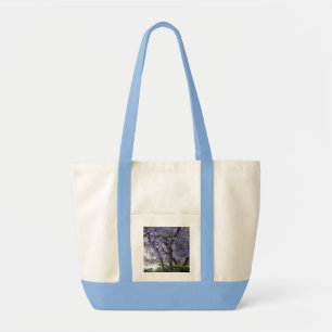 Purple Jacaranda Trees On River Murray Renmark, Tote Bag