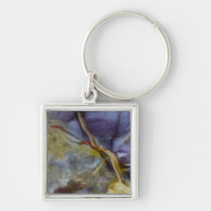 Purple Jasper Keychain