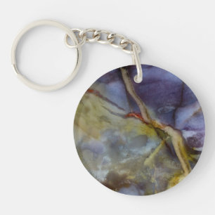 Purple Jasper Keychain