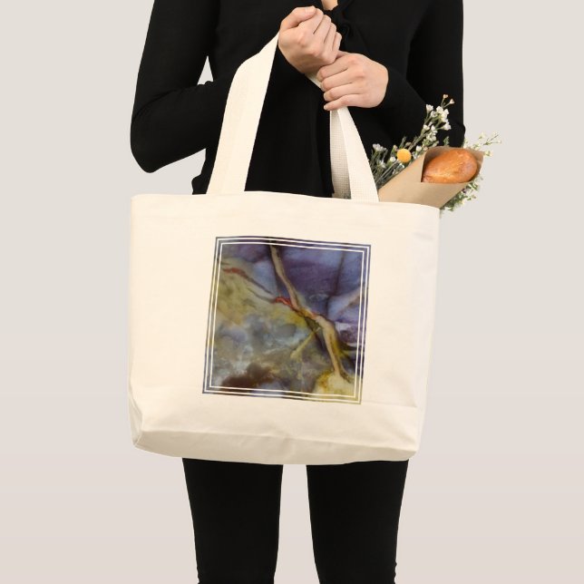 Purple Jasper Large Tote Bag (Front (Product))