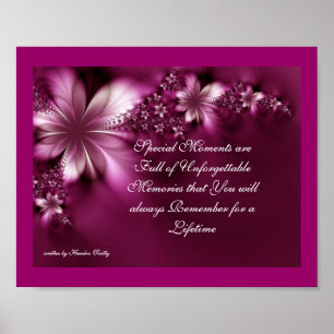 purple.jpg, Special Moments are Full of Unforge... Poster