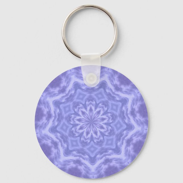 Purple Kaleidoscope Keychain (Front)