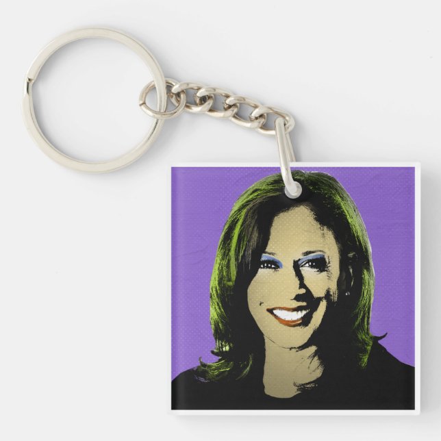 Purple Kamala Harris Pop Art (Devant)