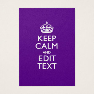 Purple Keep Calm And Have Your Text Easily