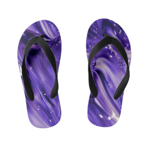 Purple Kid's Flip Flops