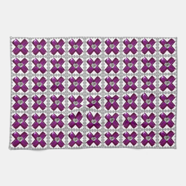 Purple Kitchen Towel (Horizontal)