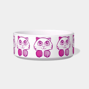 Purple Kitty Bowl
