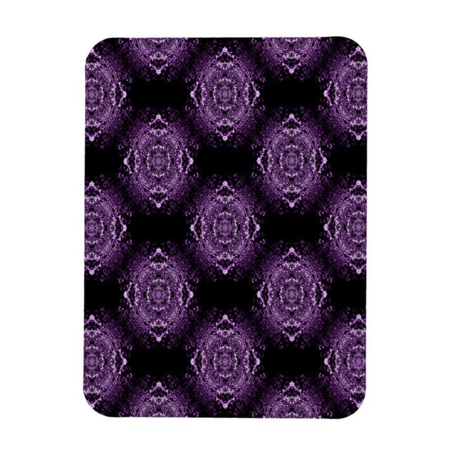 Purple Lace Magnet (Vertical)
