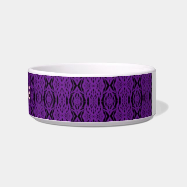 Purple Lace Pet Bowl (Right)