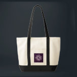 Purple Lace Tote Bag<br><div class="desc">Colourful lacy snowflake to carry your holiday goodies in! Customize if you wish~~see matching items~~</div>