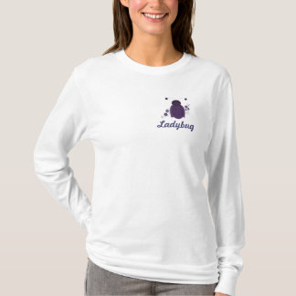 Purple Ladybug Design T-Shirt