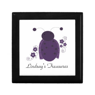 Purple Ladybug Treasures Gift Box