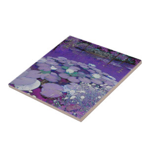 Purple Lake Dreaming Tile