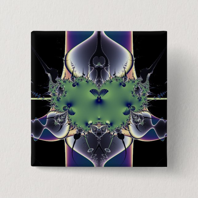Purple Lamp 2 Inch Square Button (Front)