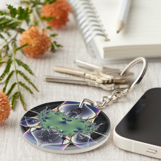 Purple Lamp Keychain (Front Right)