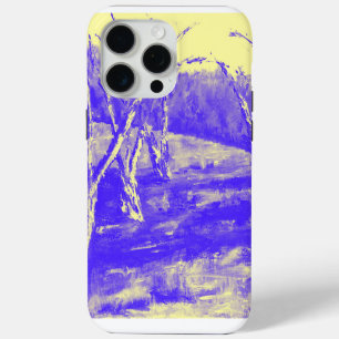 Purple Lands Yellow Skies iPhone 15 Pro Max Case