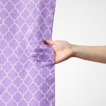 Purple Latticework, Quatrefoil, Moroccan Trellis Scarf<br><div class="desc">Elegant,  stylish and sophisticated Moroccan trellis pattern in purple colour. Modern and trendy gift,  perfect for the latticework lover in your life.</div>