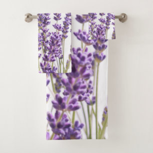 Purple Lavender #1 #decor #art Bath Towel Set