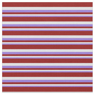 Purple, Lavender, and Dark Red Coloured Stripes Fabric