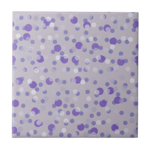 purple, lavender and gray dots tile